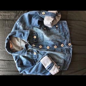 cropped denim jacket